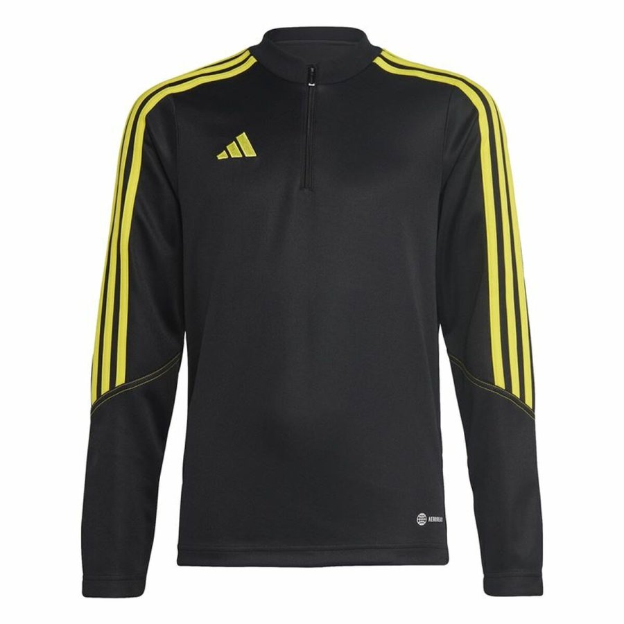 Trning sweatshirt til voksne Adidas Tiro23 Club Hvid Sort #1