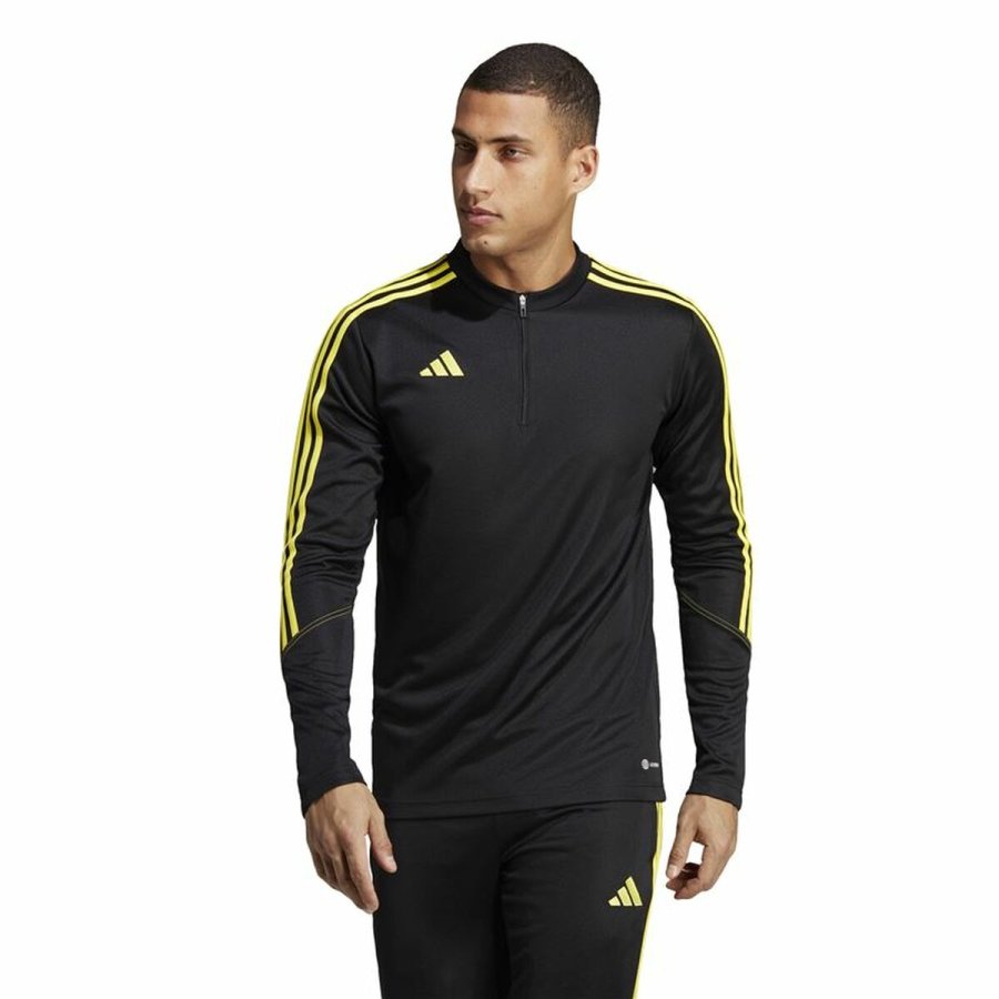Trning sweatshirt til voksne Adidas Tiro23 Club Hvid Sort #2
