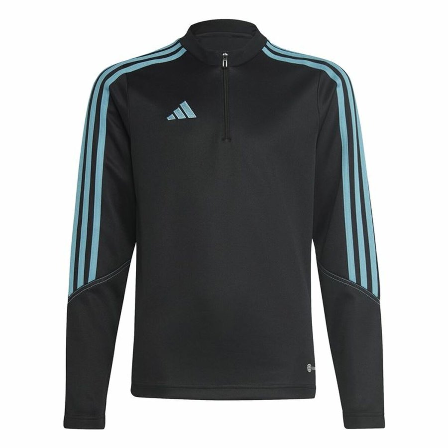 Trning sweatshirt til voksne Adidas Tiro23 Club Hvid Sort #1