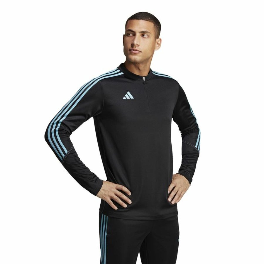 Trning sweatshirt til voksne Adidas Tiro 23 Sort (XS) #2