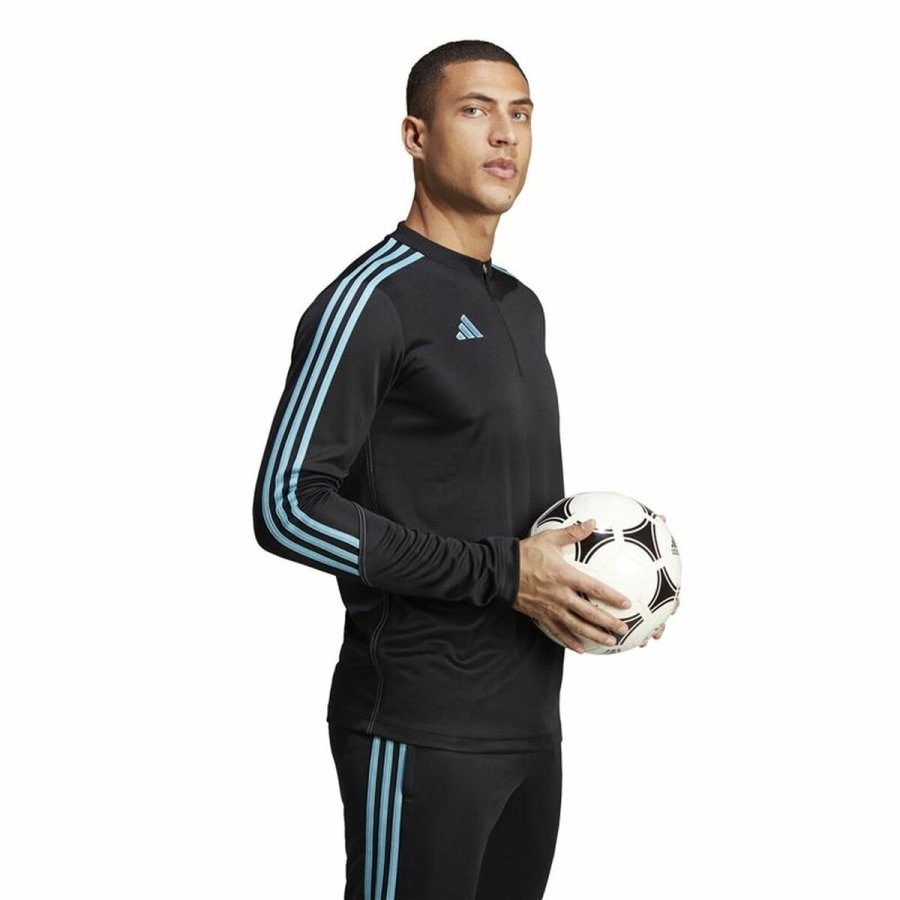 Trning sweatshirt til voksne Adidas Tiro 23 Sort (XS) #4