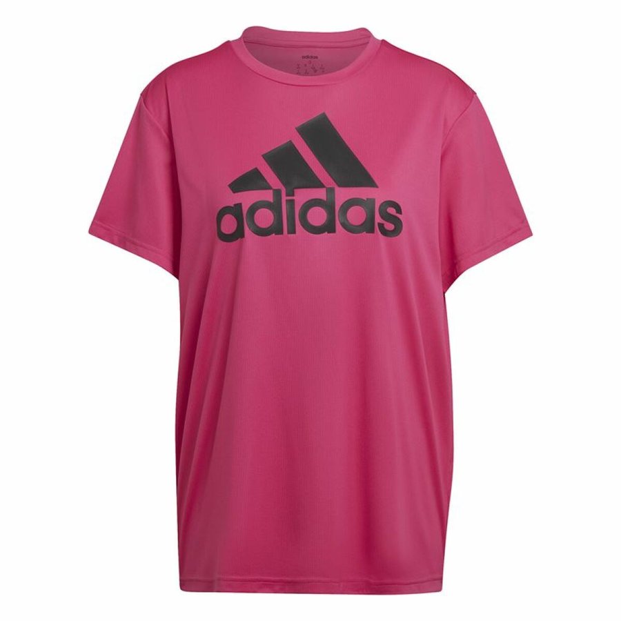 Kortrmet T-shirt til Kvinder Adidas Boyfriend Sport Mrk pink #2
