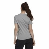 Kort�rmet T-shirt til Kvinder Adidas Essentials Logo Mujer Lysegr� (L) #4