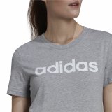 Kort�rmet T-shirt til Kvinder Adidas Essentials Logo Mujer Lysegr� (L) #6