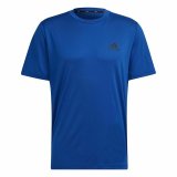 Kort�rmet T-shirt til M�nd  Aeroready Designed To Move Adidas Bl� #4