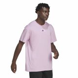 Kort�rmet T-shirt til M�nd Adidas Essentials Feelvivid Drop Lavendel #5