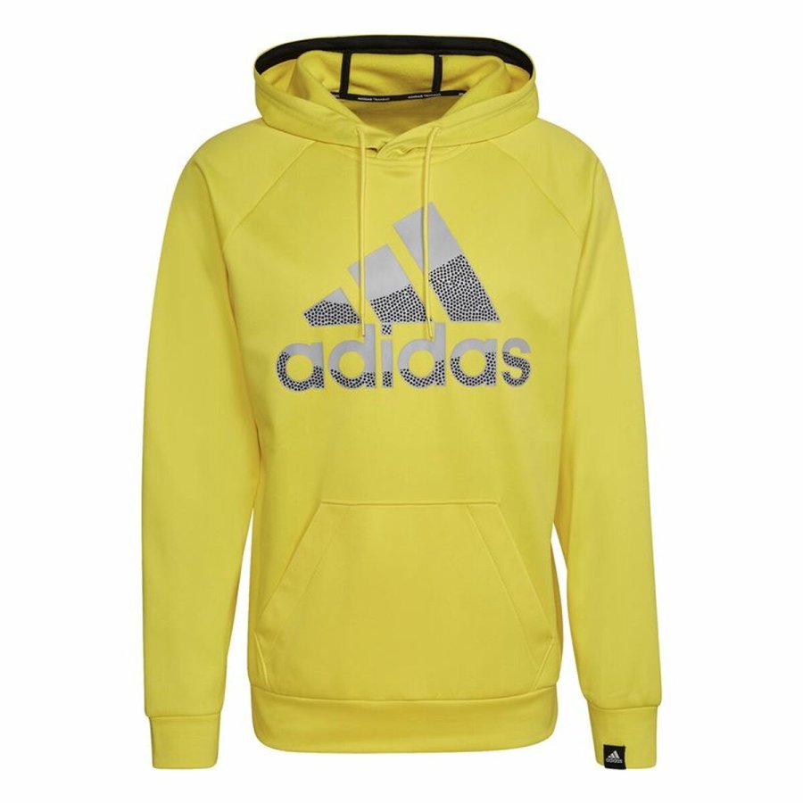 H�ttetr�je til M�nd Adidas  Game and Go Big Logo Gul #4