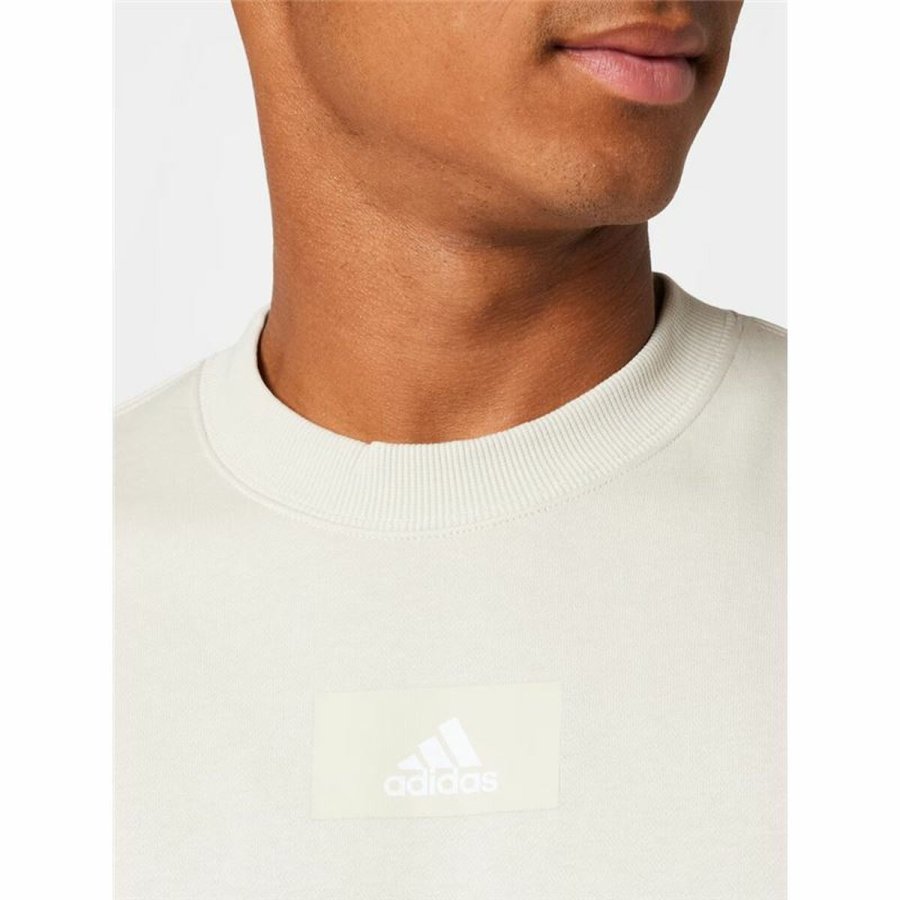 Sweaters uden Htte til Mnd Adidas FeelVivid Drop Shoulder Beige #3