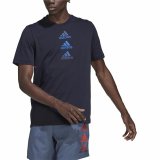 Kort�rmet T-shirt til M�nd Adidas Designed To Move Logo #6