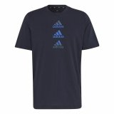 Kort�rmet T-shirt til M�nd Adidas Designed To Move Logo #1