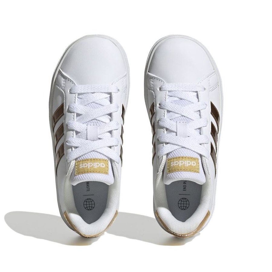 Sportssko til b�rn Adidas Grand Court 2.0 Hvid #4