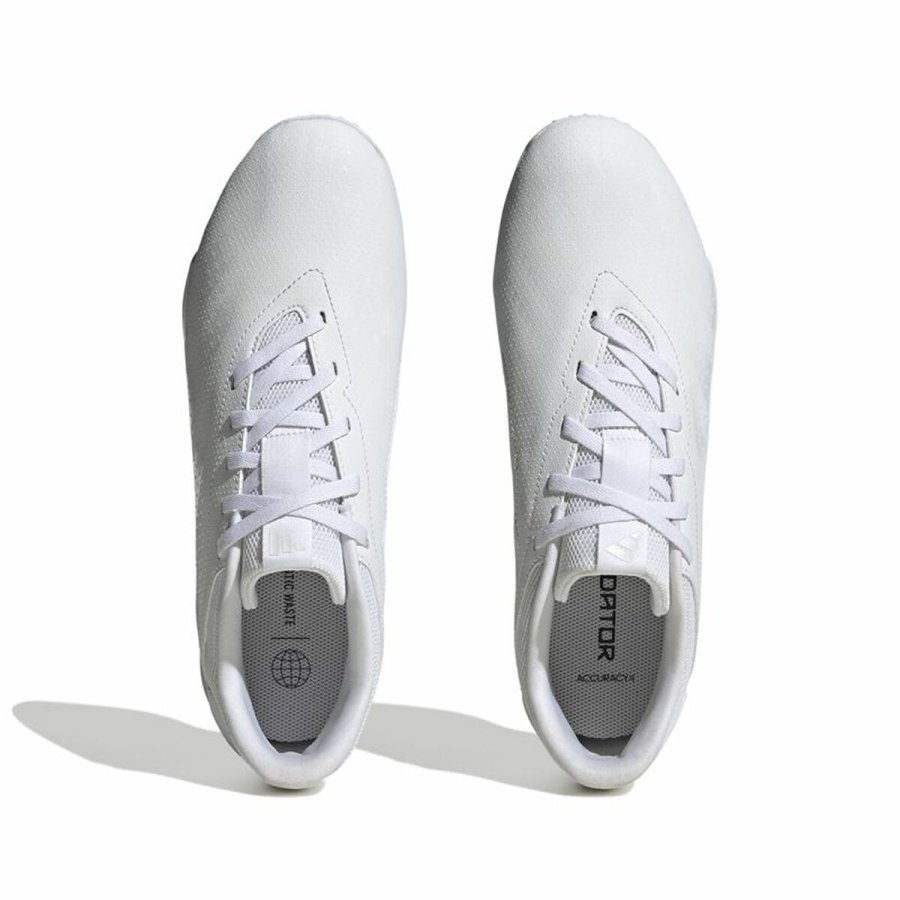 Indendrs fodboldstvler til voksne Adidas Predator Accuracy.4 Hvid Unisex #4