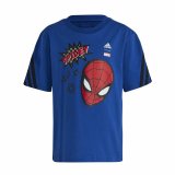 B�rne Kort�rmet T-shirt Adidas Spider-Man Bl� #1