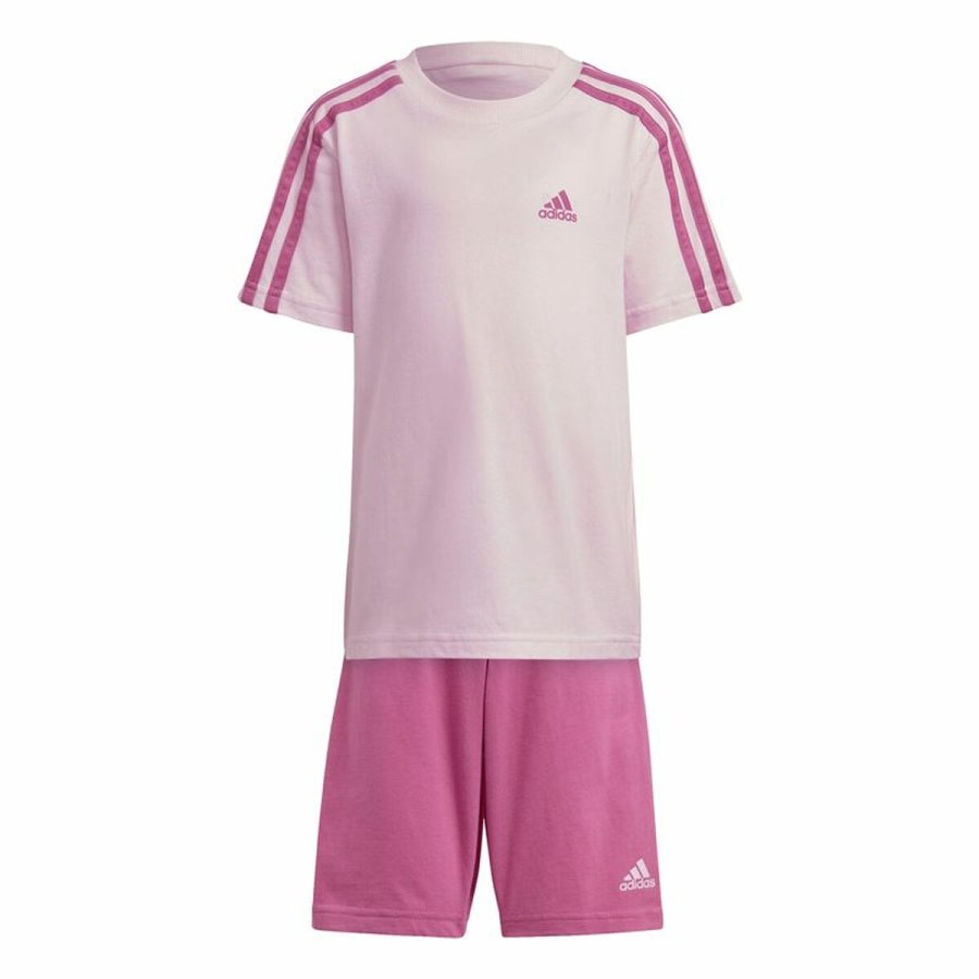 Sportstj til Brn Adidas 3 Stripes Pink #1