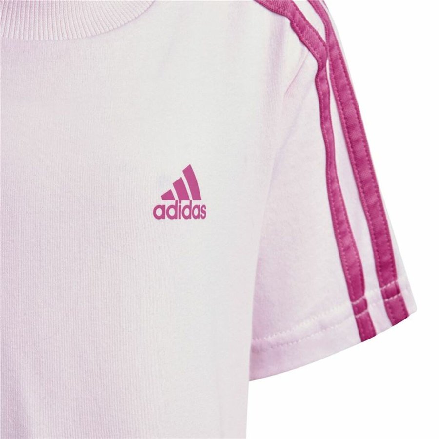 Sportstj til Brn Adidas 3 Stripes Pink #6