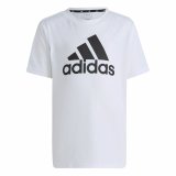 Unisex Kortrmet T-shirt Adidas Lk Bl Co Hvid #1