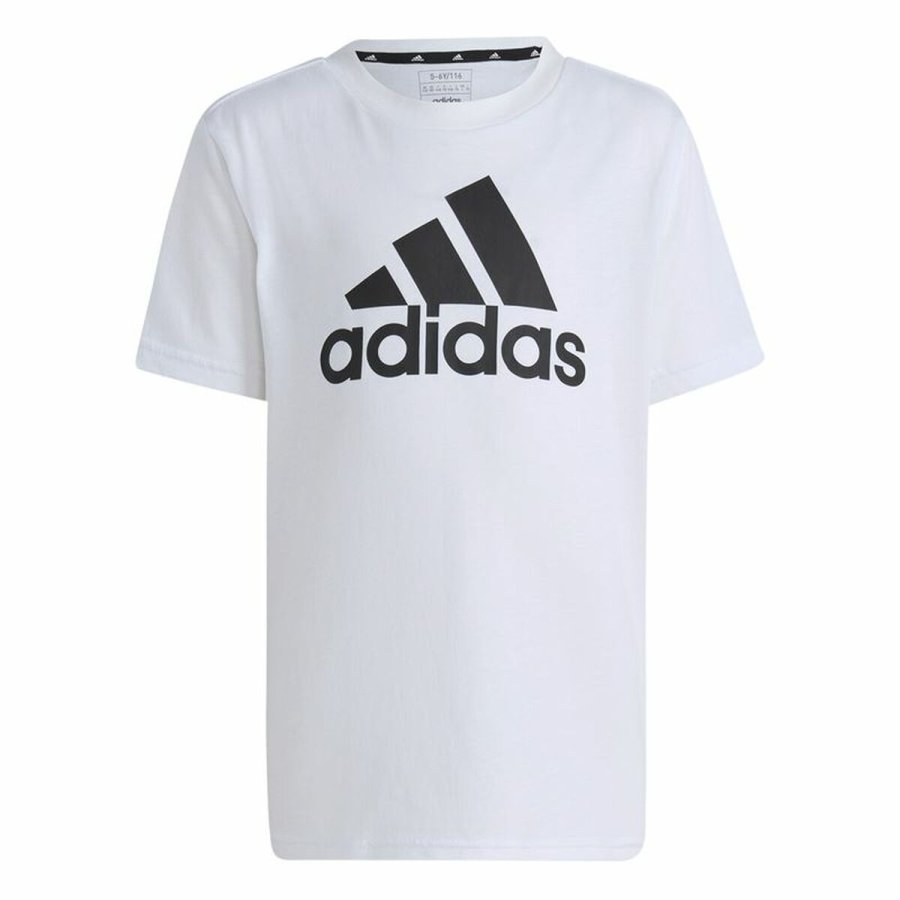 Unisex Kortrmet T-shirt Adidas Lk Bl Co Hvid #1