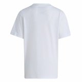 Unisex Kortrmet T-shirt Adidas Lk Bl Co Hvid #2