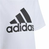 Unisex Kortrmet T-shirt Adidas Lk Bl Co Hvid #3