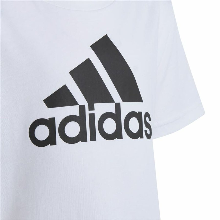 Unisex Kortrmet T-shirt Adidas Lk Bl Co Hvid #3