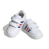Sportssko til b�rn Adidas Breaknet Lifestile Court Lace Strap Hvid #5