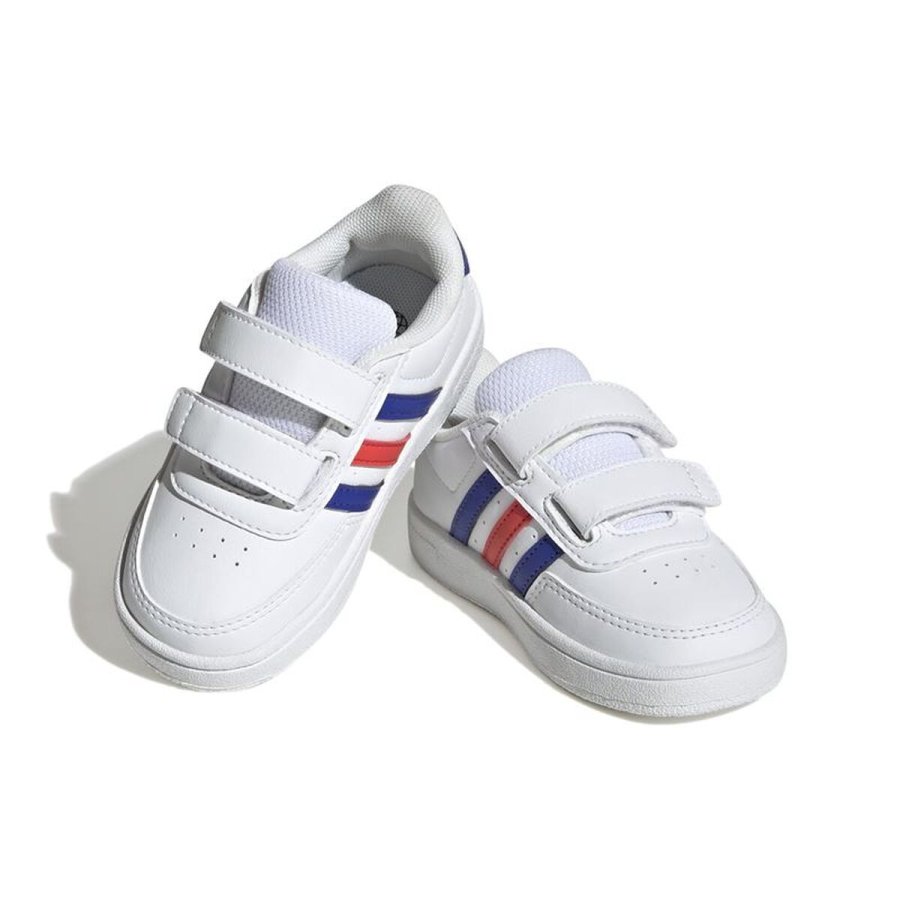 Sportssko til b�rn Adidas Breaknet Lifestile Court Lace Strap Hvid #5