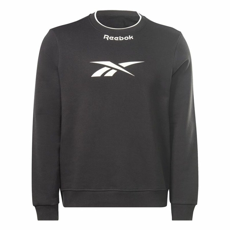 Sweaters uden Htte til Mnd Reebok RI Arch Logo Vector Hvid Sort #1