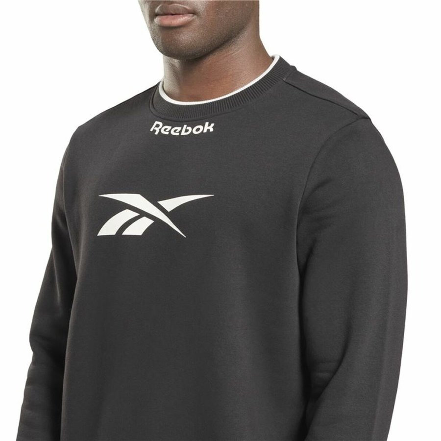 Sweaters uden Htte til Mnd Reebok RI Arch Logo Vector Hvid Sort #5