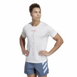 Kortrmet T-shirt til Mnd Adidas Agr Shirt Hvid #2