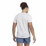 Kortrmet T-shirt til Mnd Adidas Agr Shirt Hvid #3
