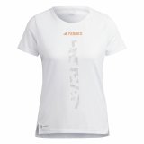 Kortrmet T-shirt til Kvinder Adidas Agr Shirt Hvid #1