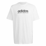 Kortrmet T-shirt Adidas Hvid #1