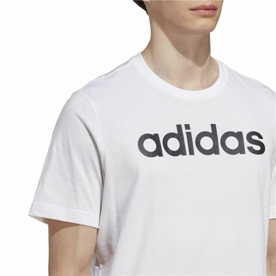 Kortrmet T-shirt til Mnd Adidas Essentials Linear Logo XL #6
