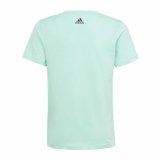 B�rne Kort�rmet T-shirt Adidas Linear Logo Gr�n Akvamarin #2