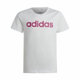 B�rne Kort�rmet T-shirt Adidas Essentials Hvid #1
