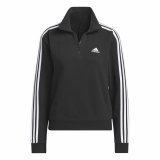 Sportsjakke til damer Adidas 3S Ft Qz Sort #1