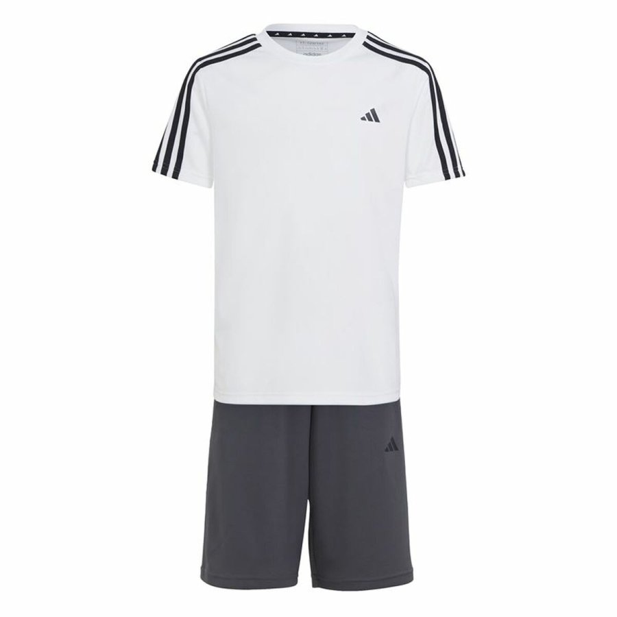 Sportstj til Brn Adidas Essentials Hvid Sort #1