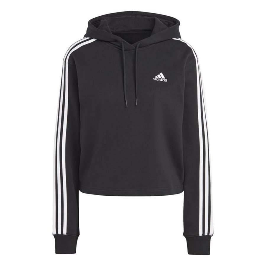 H�ttetr�je til Kvinde Adidas 3S Ft Cr Sort #1
