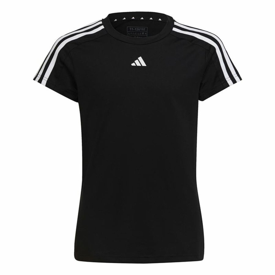 Kortrmet T-shirt til Kvinder Adidas Training Essentials Sort #1