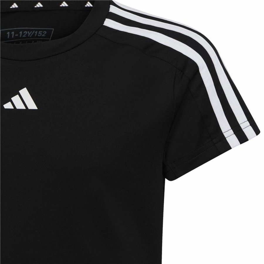 Kortrmet T-shirt til Kvinder Adidas Training Essentials Sort #3