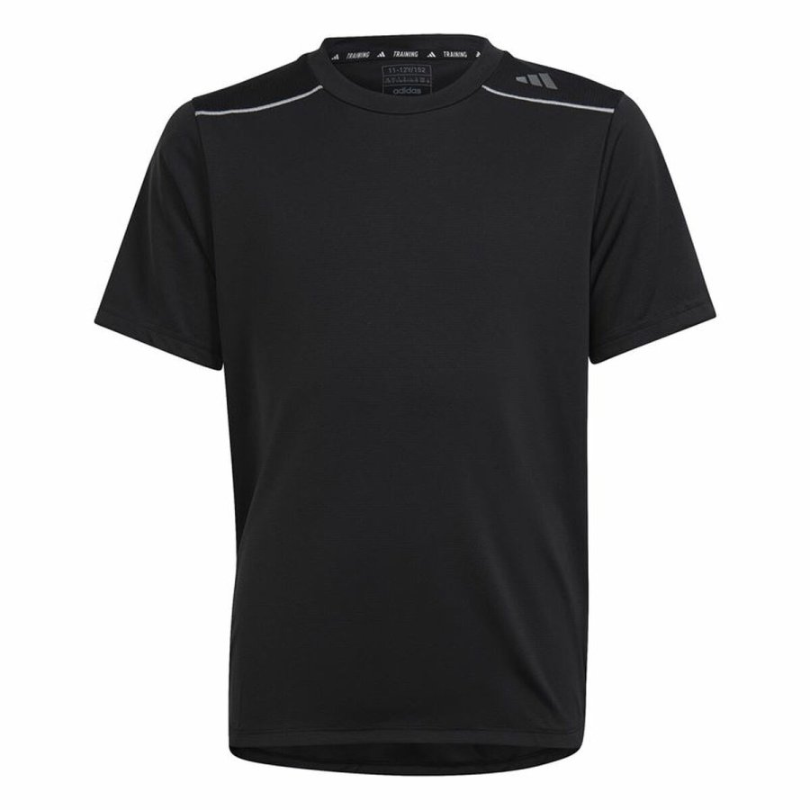 Brne Kortrmet T-shirt Adidas Aeroready Sort #1