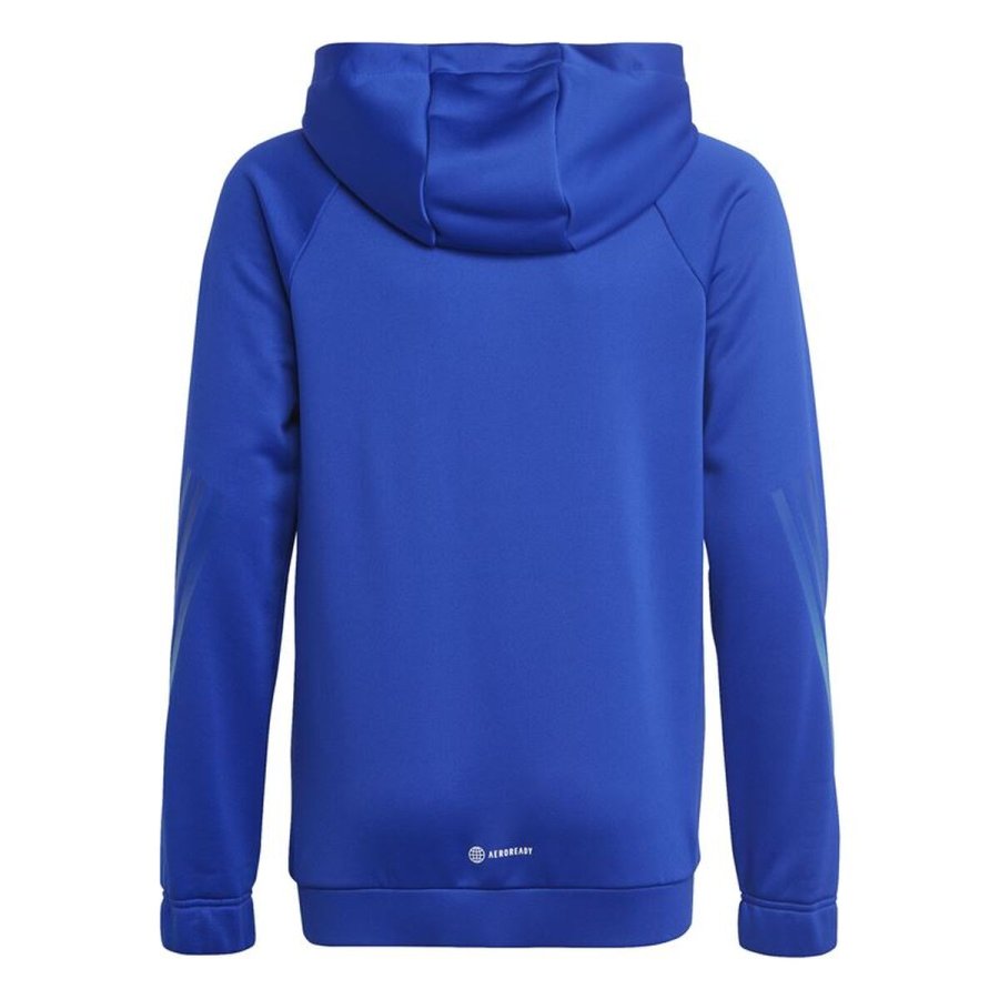Sweatshirt til B�rn Adidas Train Icons Aeroready Bl� #2