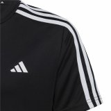 Kortrmet T-shirt til Brn Adidas Essentials 3S Sort #4