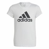 Brne Kortrmet T-shirt Adidas Essentials Hvid #1