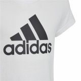 Brne Kortrmet T-shirt Adidas Essentials Hvid #3