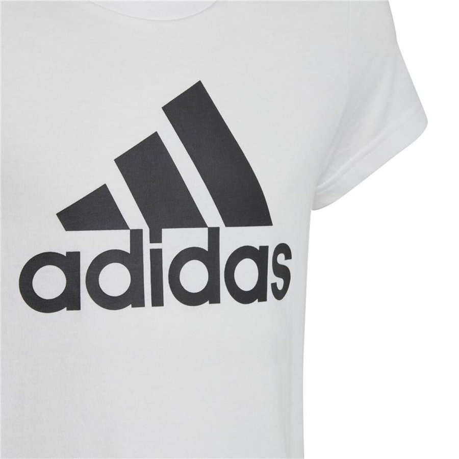 Brne Kortrmet T-shirt Adidas Essentials Hvid #3