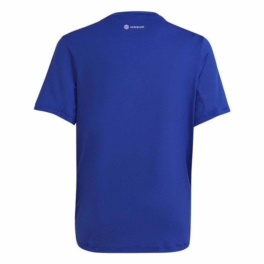 B�rne Kort�rmet T-shirt Adidas Icons Aeroready Bl� #2