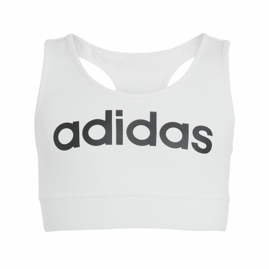 Tank top brn Adidas Linear Hvid #1