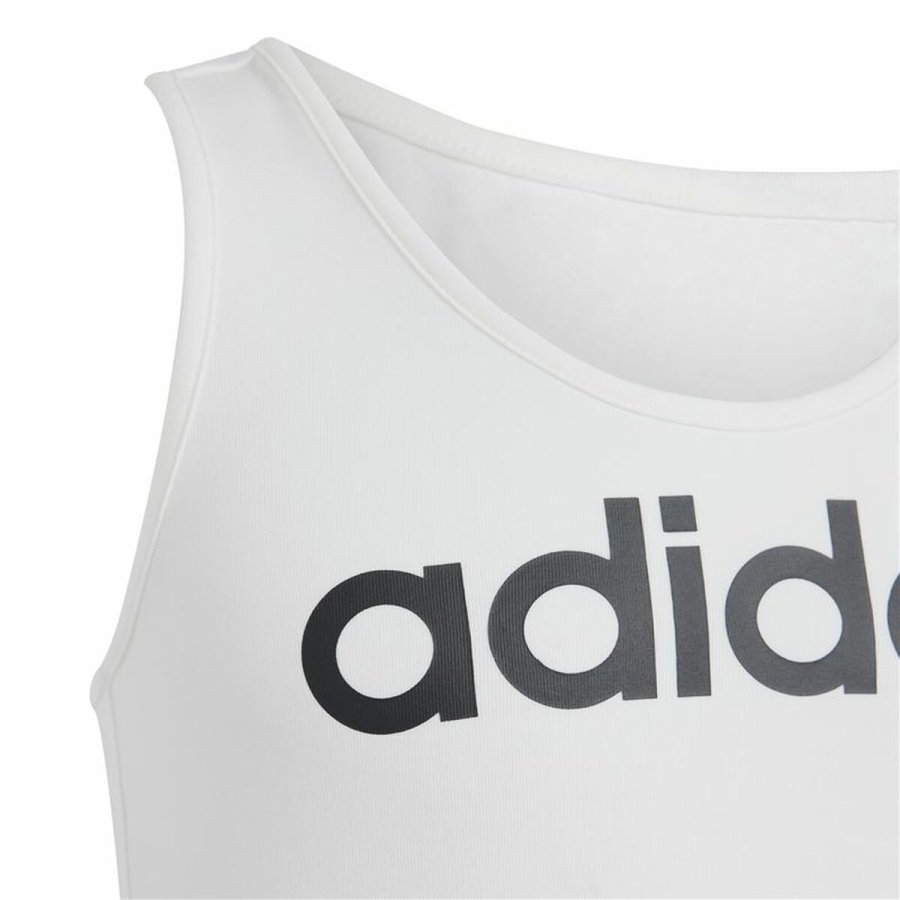 Tank top brn Adidas Linear Hvid #3