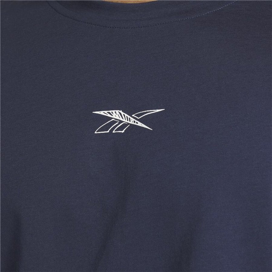 Kort�rmet T-shirt til M�nd Reebok GS Tailgate Team M�rkebl� #6